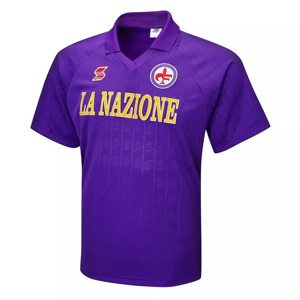 Camiseta Fiorentina Primera Equipación Retro 1989 1991 Purpura